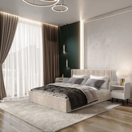 Кровать 1,6 м "Версаль" КР-18 (Мокко)