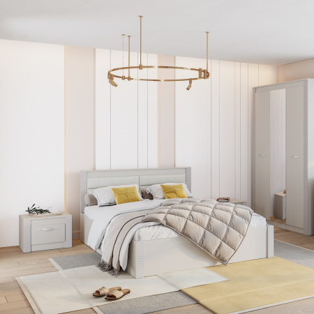 Тумба прикроватная "Монако" ТБ-26 (кашемир/MF03)