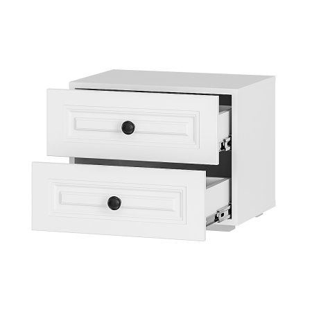 Тумба прикроватная "Софт" ТБ-12 (Белый/Эмаль белая (F26))
