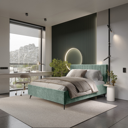 Кровать 1,6 м "Хлоя" КР-18 (Эвкалипт)