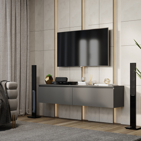 Шкаф навесной "Симпл" ШКН-07 (графит)