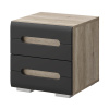 "Наоми" тумба прикроватная ТБ-15 (дуб каньон/графит)