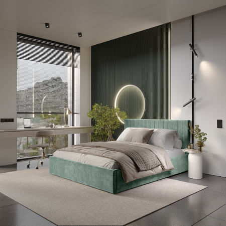 Кровать 1,6 м "Хлоя" КР-18 (Эвкалипт)