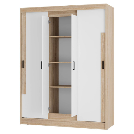 Шкаф-купе "Смарт" ШКК-06 (Дуб сонома/белый)