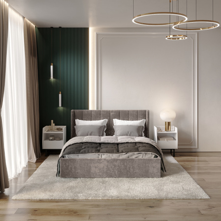 Кровать 1,6 м "Версаль" КР-18 (Маренго)