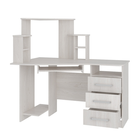 "Каспер" стол компьютерный (ясень белый)