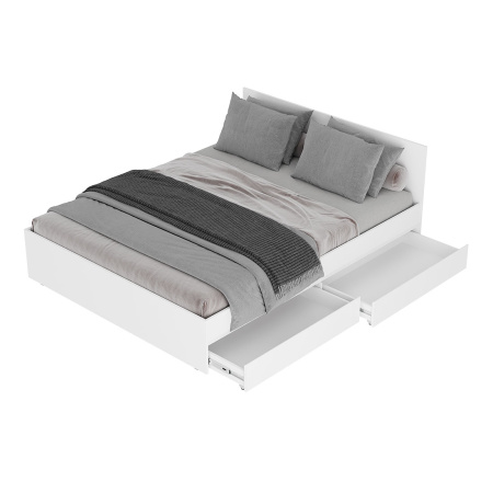 Кровать 1,4 м "Симпл" КР-12 (белый)