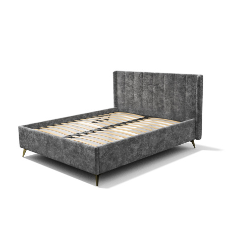 Кровать 1,6 м "Версаль" КР-18 (Грифельный)