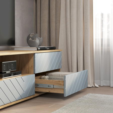 Гостиная "Камелия" ГС-01 (Крафт/шарли бриз (MF11)