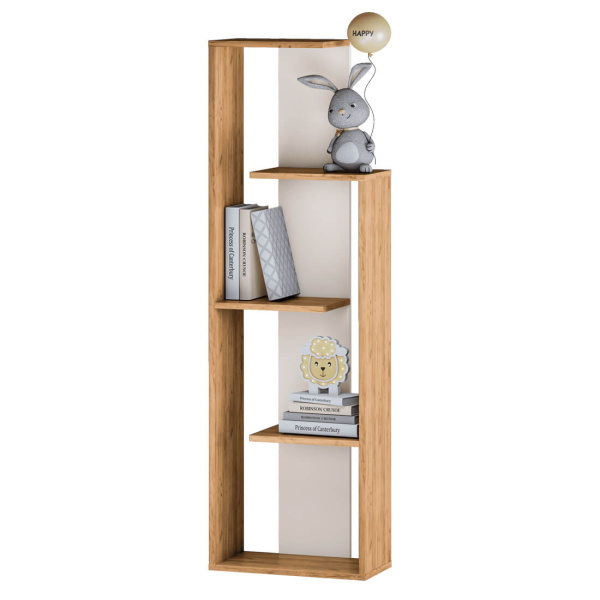 Стеллаж-Бейсик-1-крафт-белый