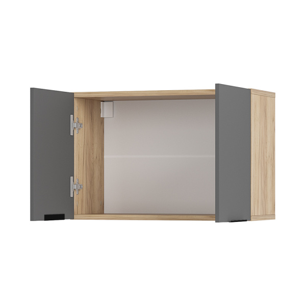 Шкаф навесной "Сандра" ШКН-02 (Крафт/Графит)