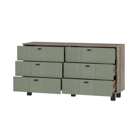 Комод "Олива" КМ-04 (Дуб каньон/MF12 Эвкалипт)