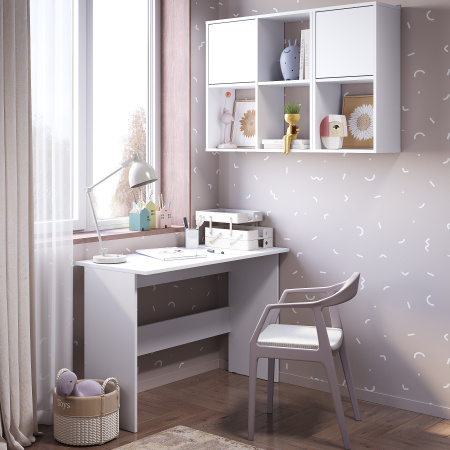 Стол письменный "Берг" ПС-01 (Белый)