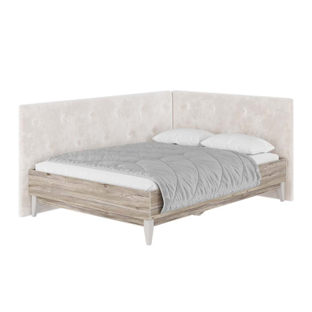 Кровать 1,4 м "Скандика" КР-14 (дуб смоки)