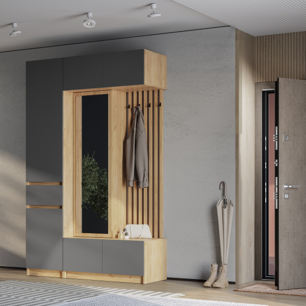 Пенал "Багира" ПН-01 (Крафт/Графит)