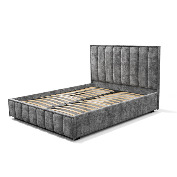 Кровать 1,4 м  "Мирабель" КР-11 NEW (Грифельный )