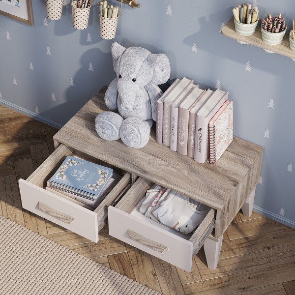 Тумба "Скандика" ТБ-17 (дуб смоки/кашемир)