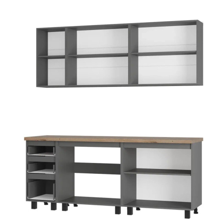 Кухня "Честер" 2,0 м (графит)