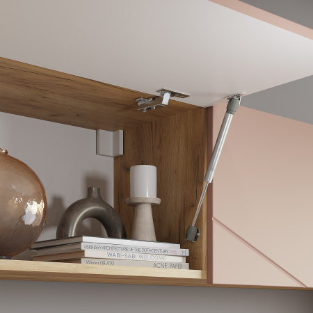 Гостиная "Камелия" ГС-01 (Крафт/шарли пинк (MF13)