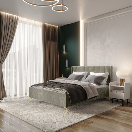 Кровать 1,6 м "Версаль" КР-18 (Муссон)