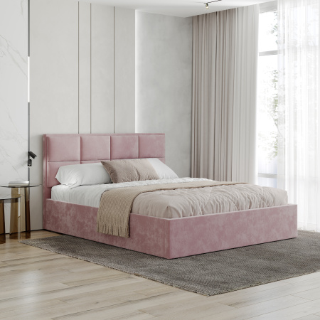 Кровать 1,6 м "Линда" КР-16 (Шарли Пинк)