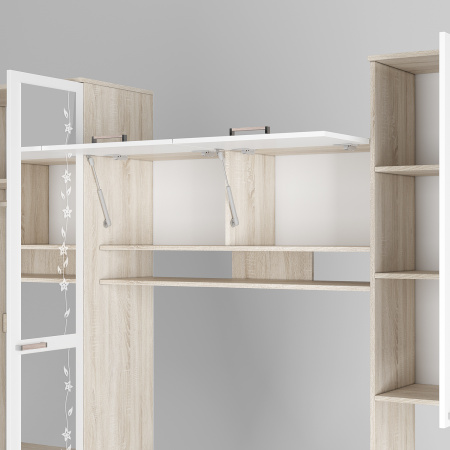 Гостиная "Лукас" (Сонома/белый)