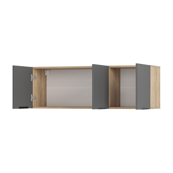 Шкаф навесной "Сандра" ШКН-03 (Крафт/Графит)