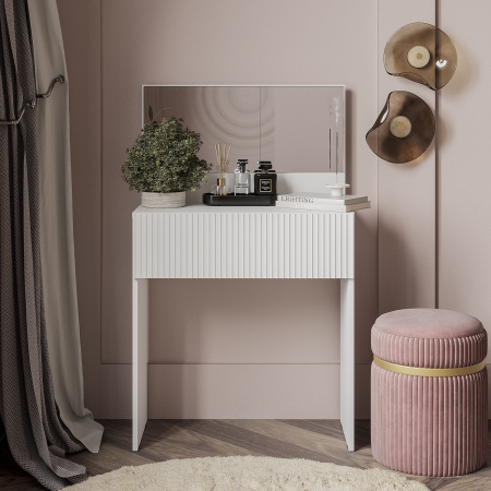 Стол туалетный "Монблан" СТ-03 (белый/лофт белый (М17)