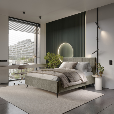 Кровать 1,6 м "Хлоя" КР-18 (Муссон)