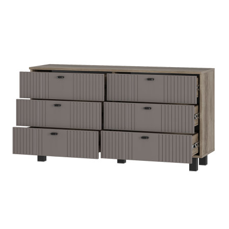 Комод "Олива" КМ-04 (Дуб каньон/MF14 Муссон)