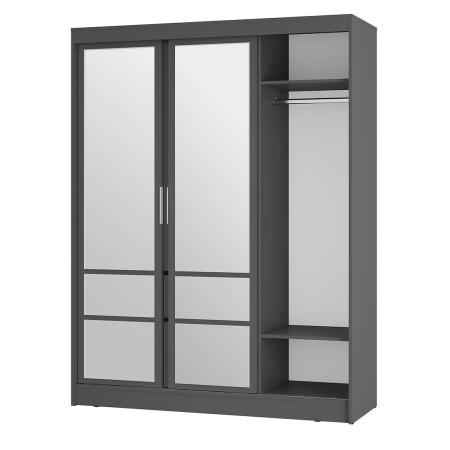 Шкаф-купе "Симпл" ШКК-06 (графит)
