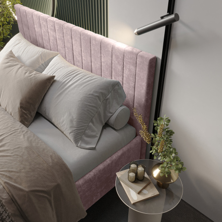 Кровать 1,6 м "Хлоя" КР-18 (Шарли Пинк)