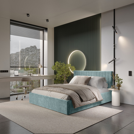 Кровать 1,6 м "Хлоя" КР-18 (Шарли Бриз)