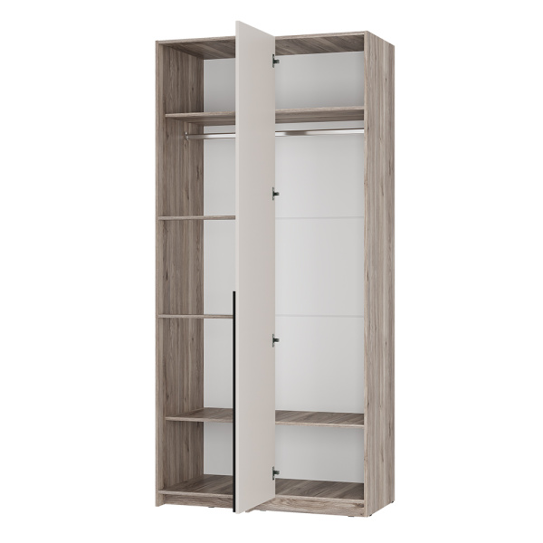 Шкаф угловой "Урбан" ШКУ-06 (Дуб смоки/Кашемир)