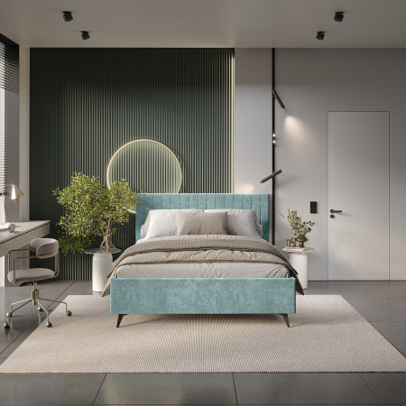 Кровать 1,6 м "Хлоя" КР-18 (Шарли Бриз)