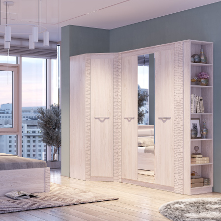 Пенал "Монако" ПН-19 (ясень белый/F12)