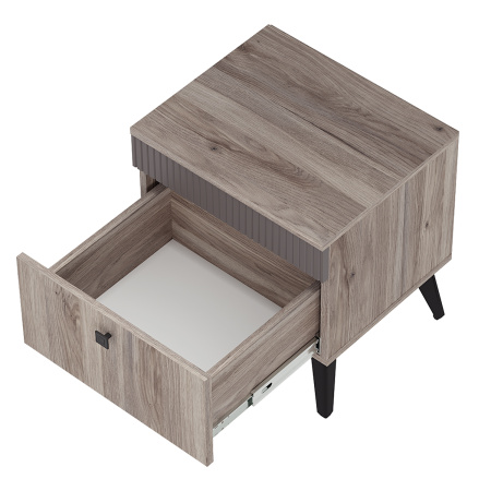 Тумба прикроватная "Кассандра" ТБ-11 (Дуб смоки/MF14)