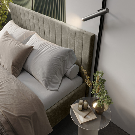 Кровать 1,6 м "Хлоя" КР-18 (Муссон)