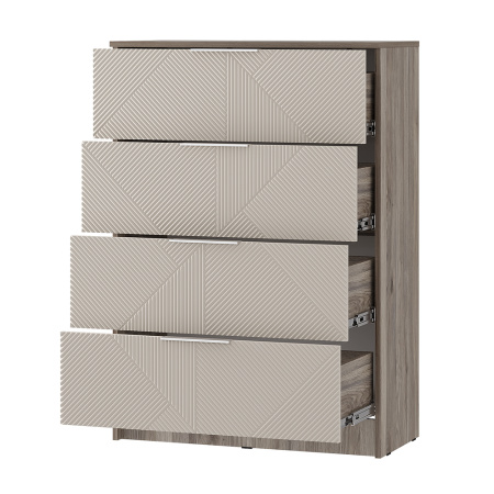 Комод "Эмилия" КМ-02 (Дуб смоки/Айриш (MF03)