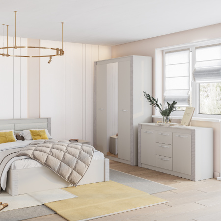 "Монако" Шкаф многоцелевого назначения ШК-38 (кашемир/MF03)