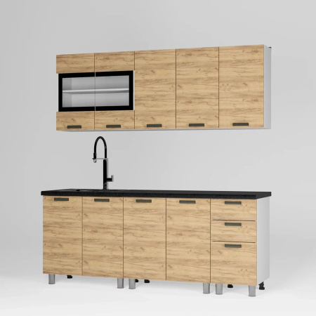 Кухня "Крафт"2.0м (крафт)