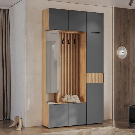 Пенал "Сандра" ПН-01 (Крафт/Графит/Тортуга (M27))